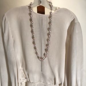 Bob Evans sheer women's blouse